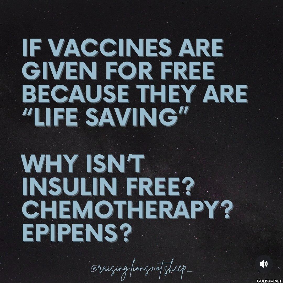 🤔    IF VACCINES ARE GIVEN...