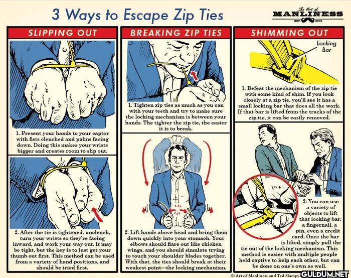 13. 3 Ways To Escape Zip...