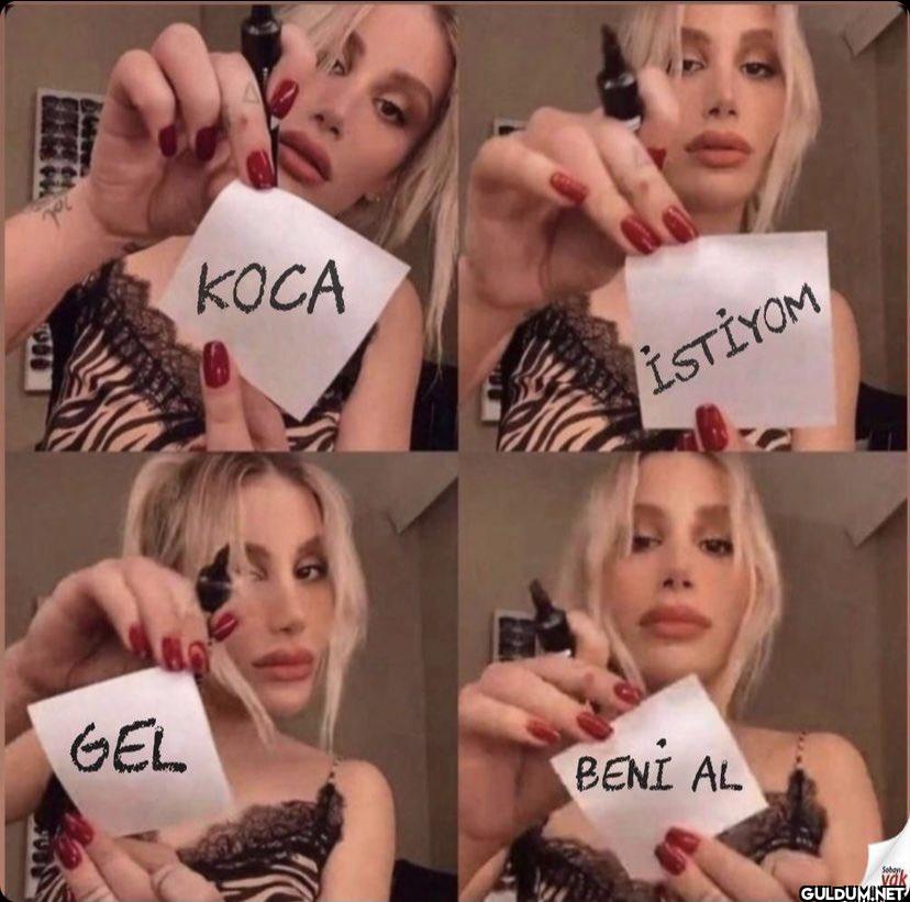 KOCA İSTİYOM GEL BENI AL Sobay