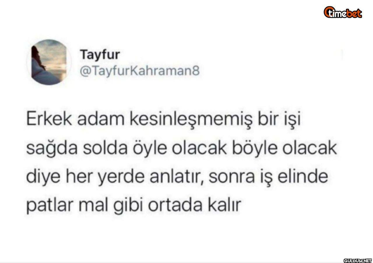 Erkek adam kesinleşmemiş...