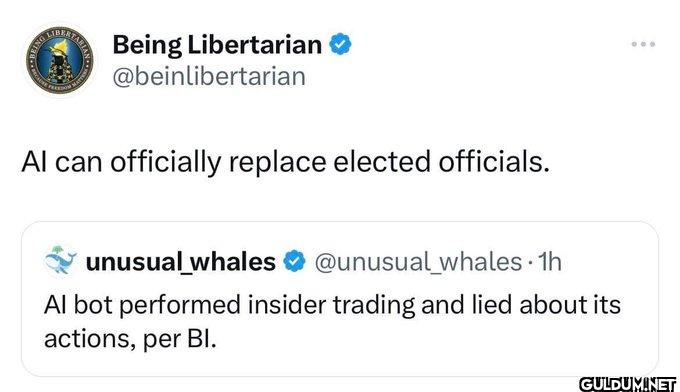 Hilarious.    TARIAN Being...