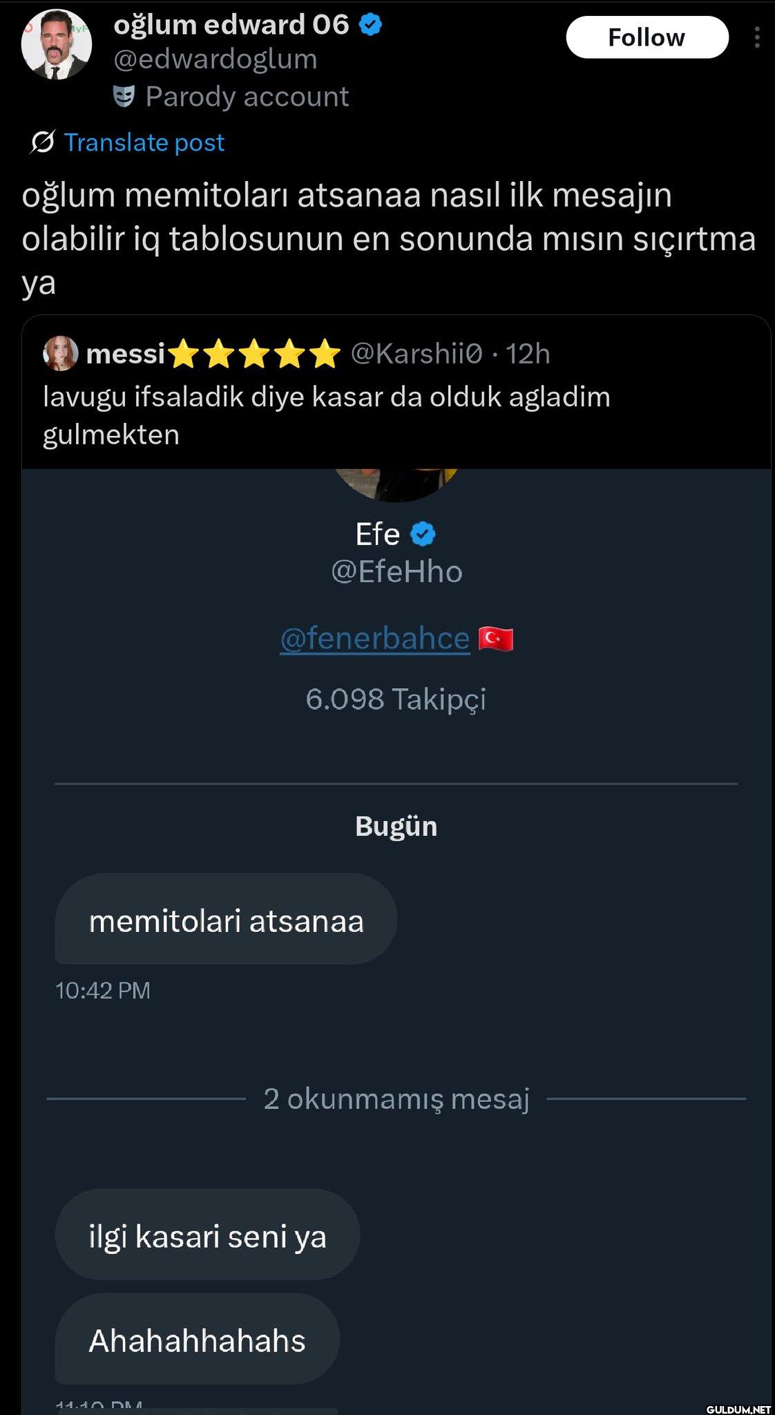 Parody account Translate...