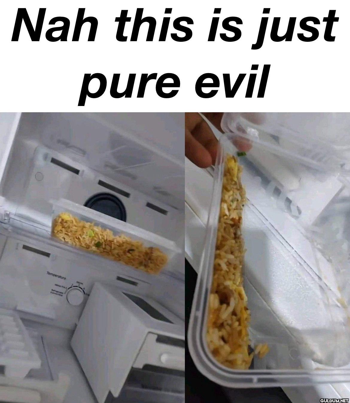 Nah this is just pure evil...