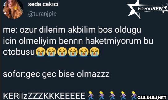 FavoriSEN me: ozur dilerim...