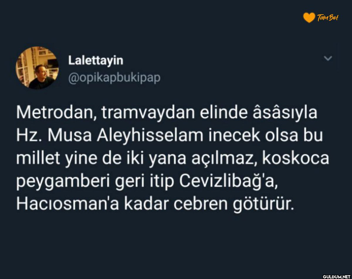 Metrodan, tramvaydan...