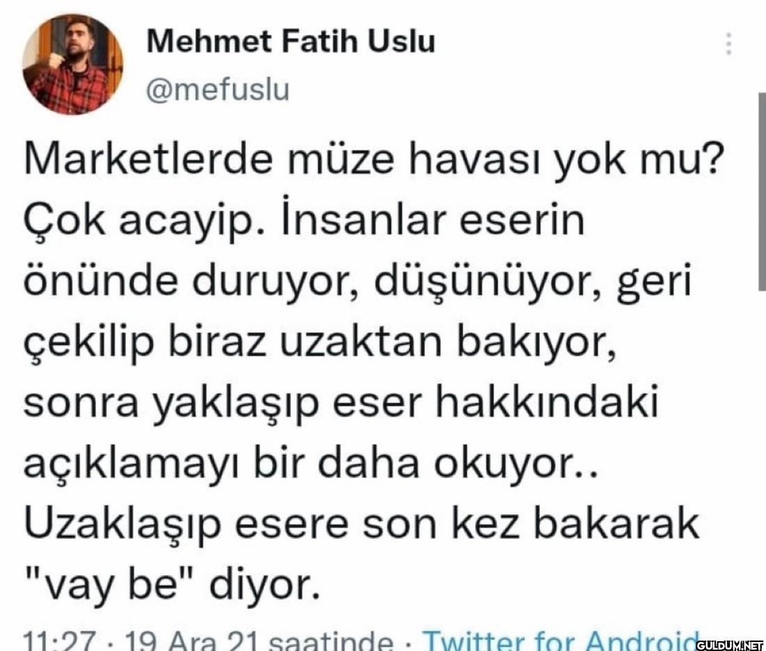 Marketlerde müze havası...