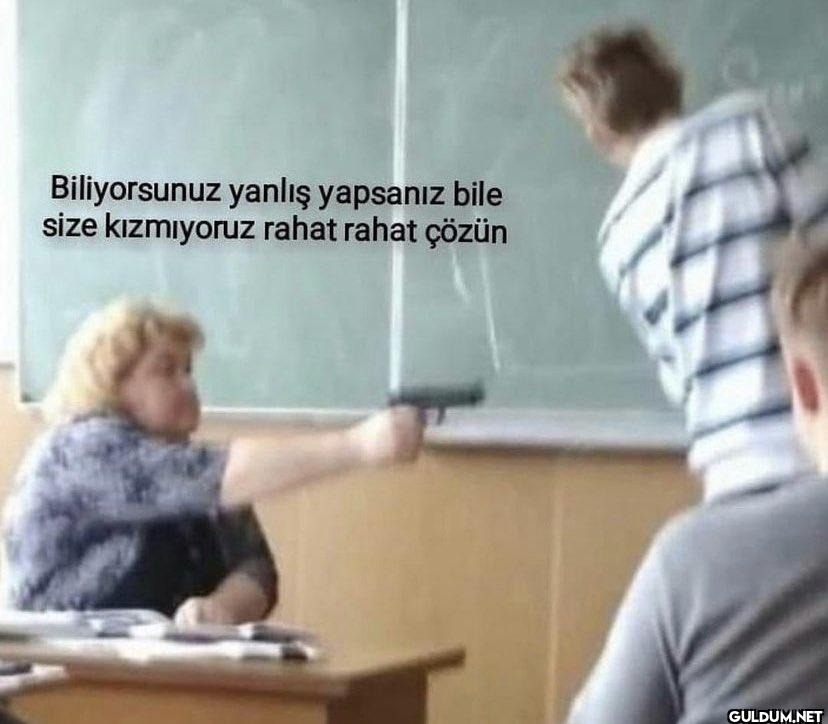 Biliyorsunuz yanlış...