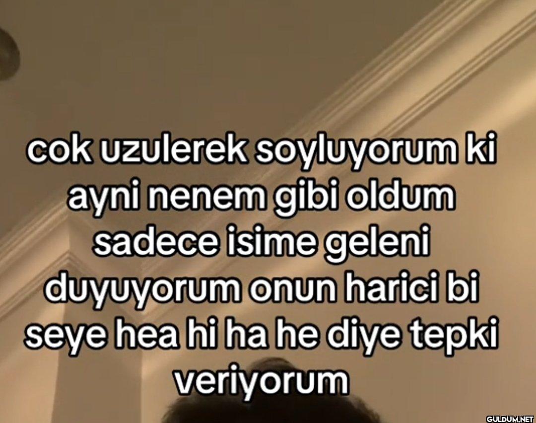 cok uzulerek soyluyorum ki...