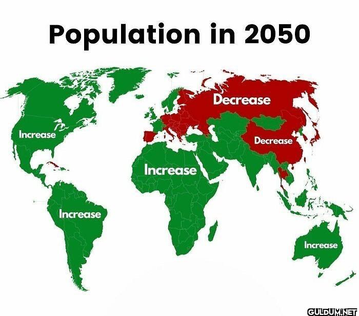 Population growth by 2050 ...