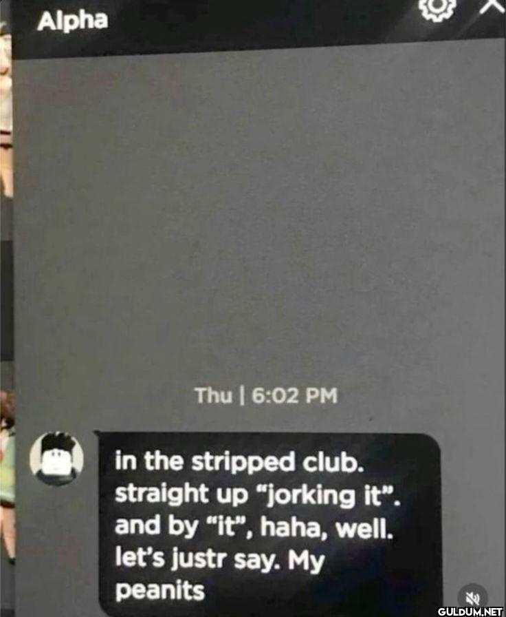 Alpha Thu in the stripped...
