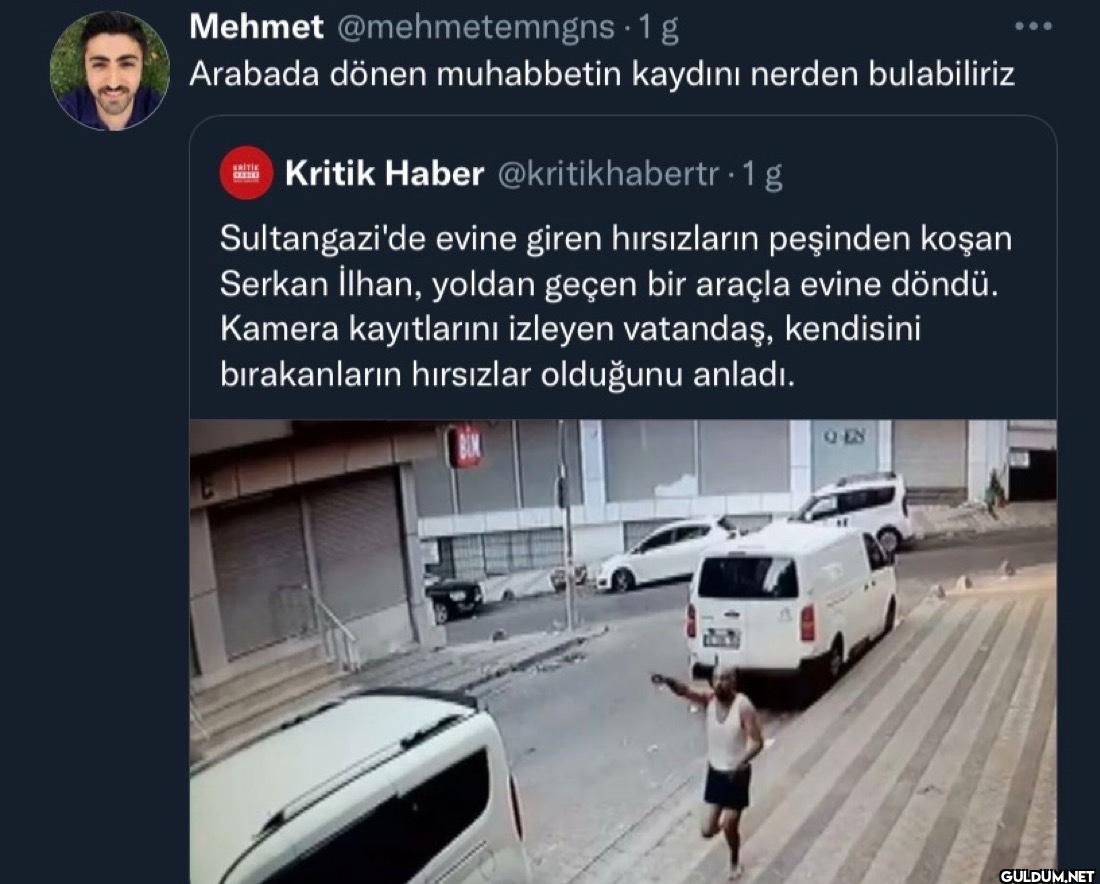 1g Arabada dönen...