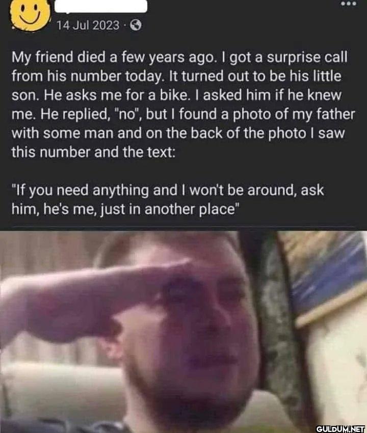 I'm not crying, you're...