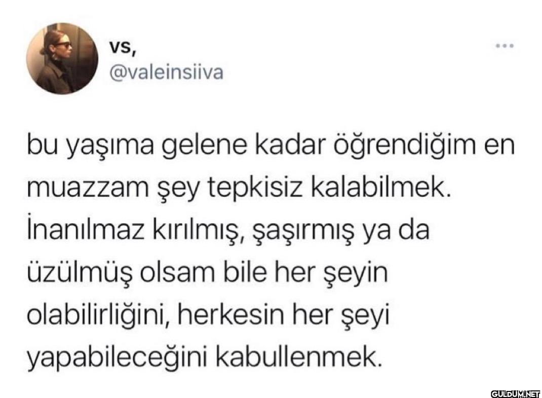 bu yaşıma gelene kadar...