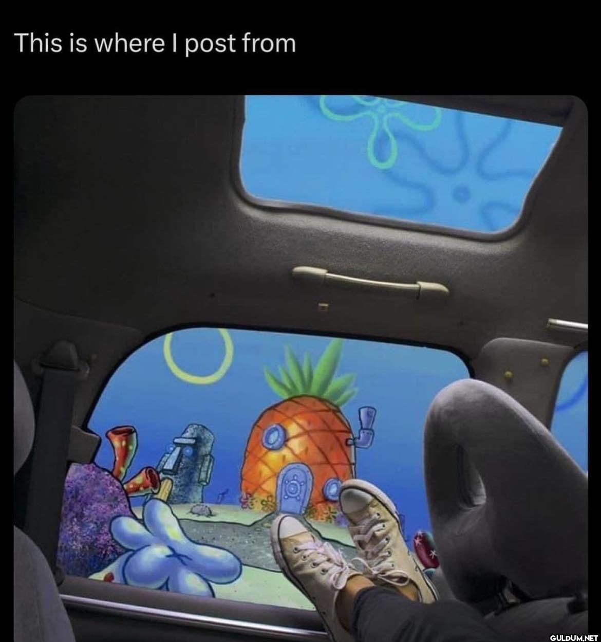This is where I post from
