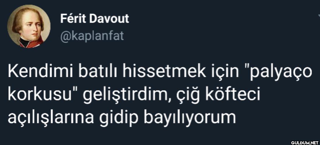 Kendimi batılı hissetmek...