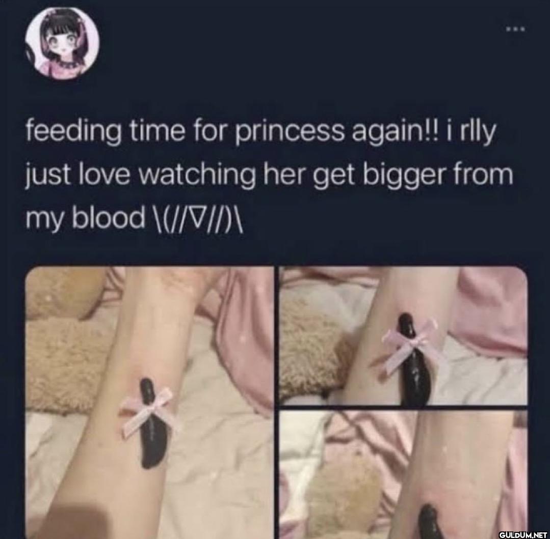 feeding time for princess...