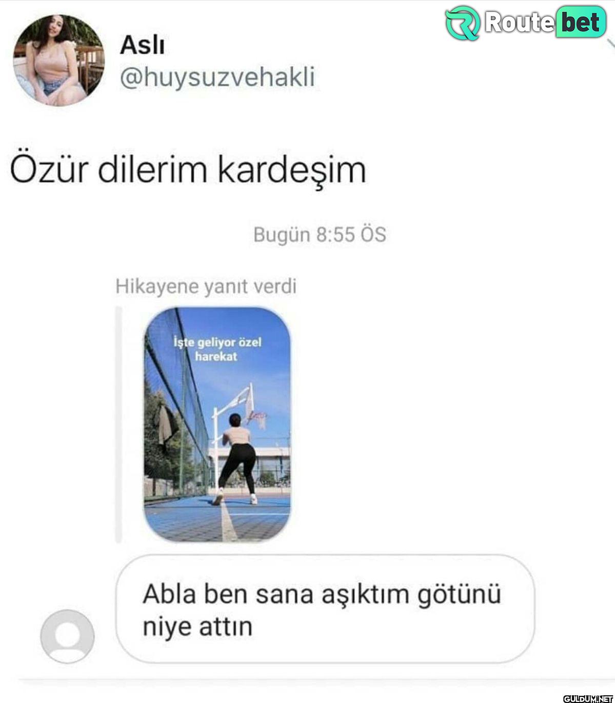 Özür dilerim kardeşim...