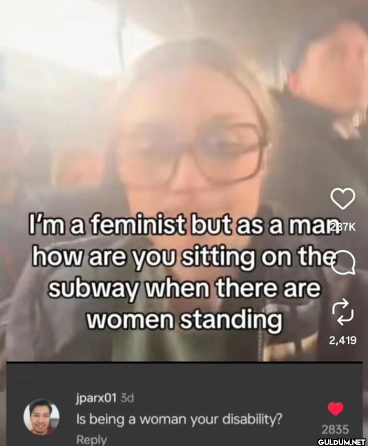 🤷‍♂️    I'm a feminist but...