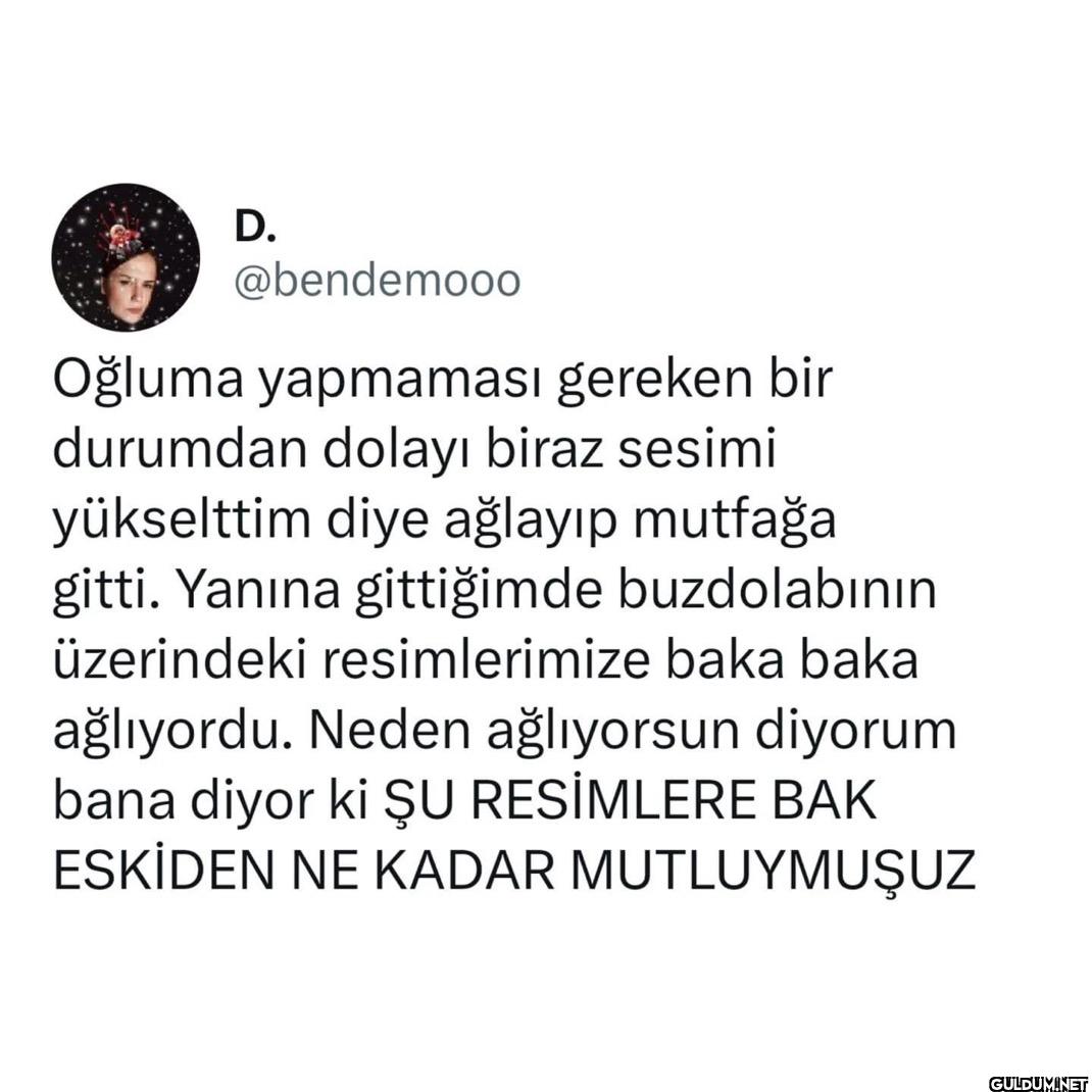 Oğluma yapmaması gereken...