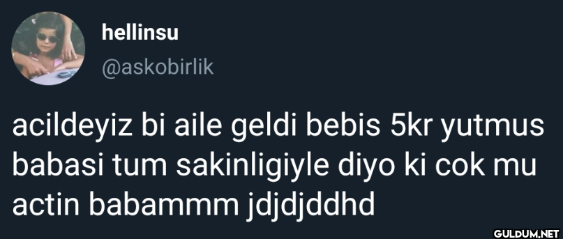 acildeyiz bi aile geldi...
