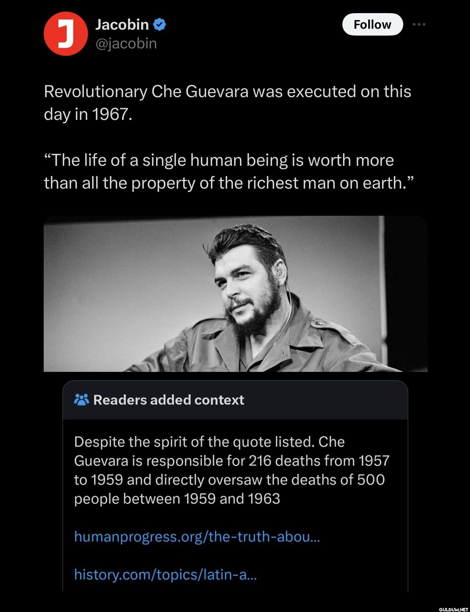 Do you consider Che...