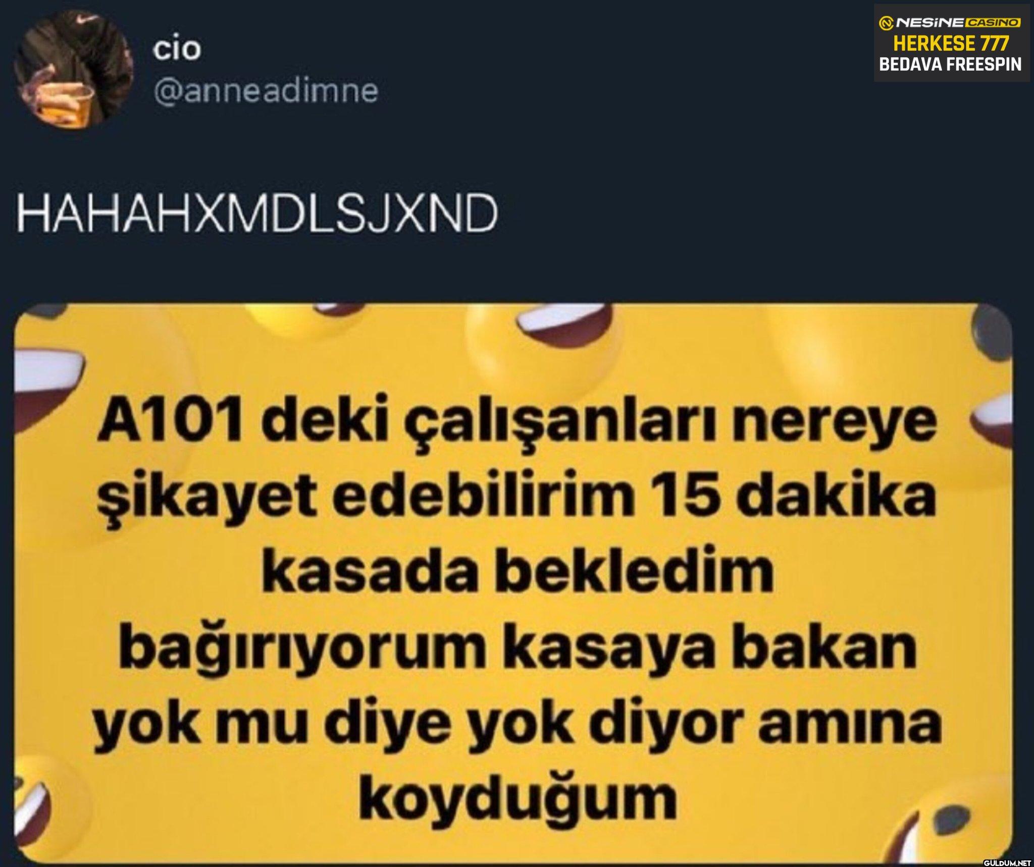 HAHAHXMDLSJXND NESINE...