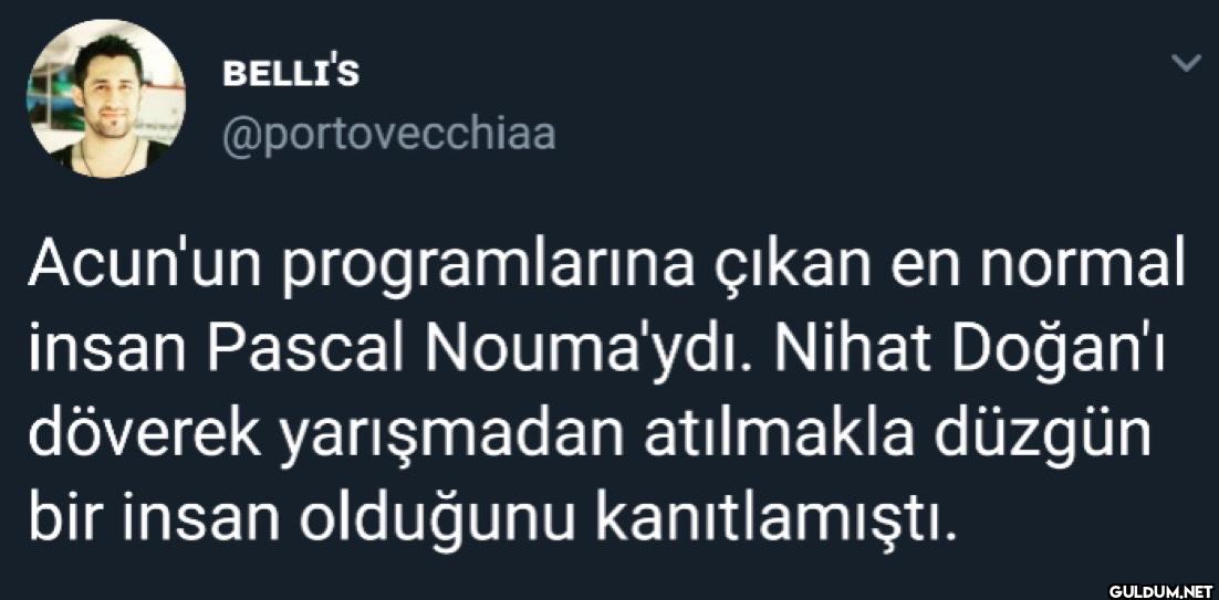Acun'un programlarına...