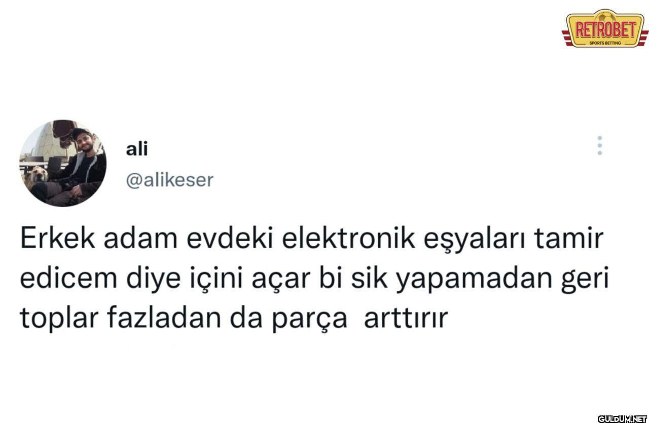 Erkek adam evdeki...