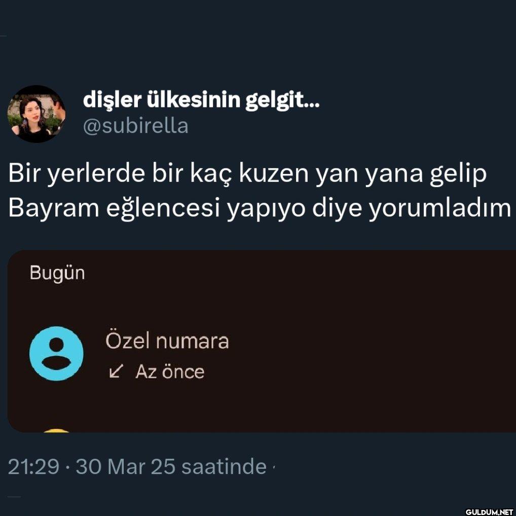 Bir yerlerde bir kaç kuzen...