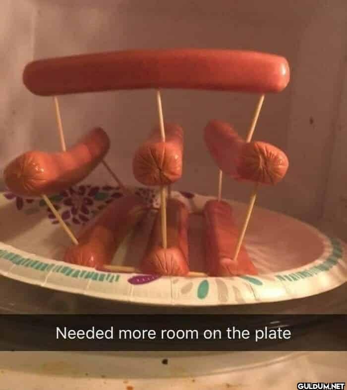 Needed more room on the plate