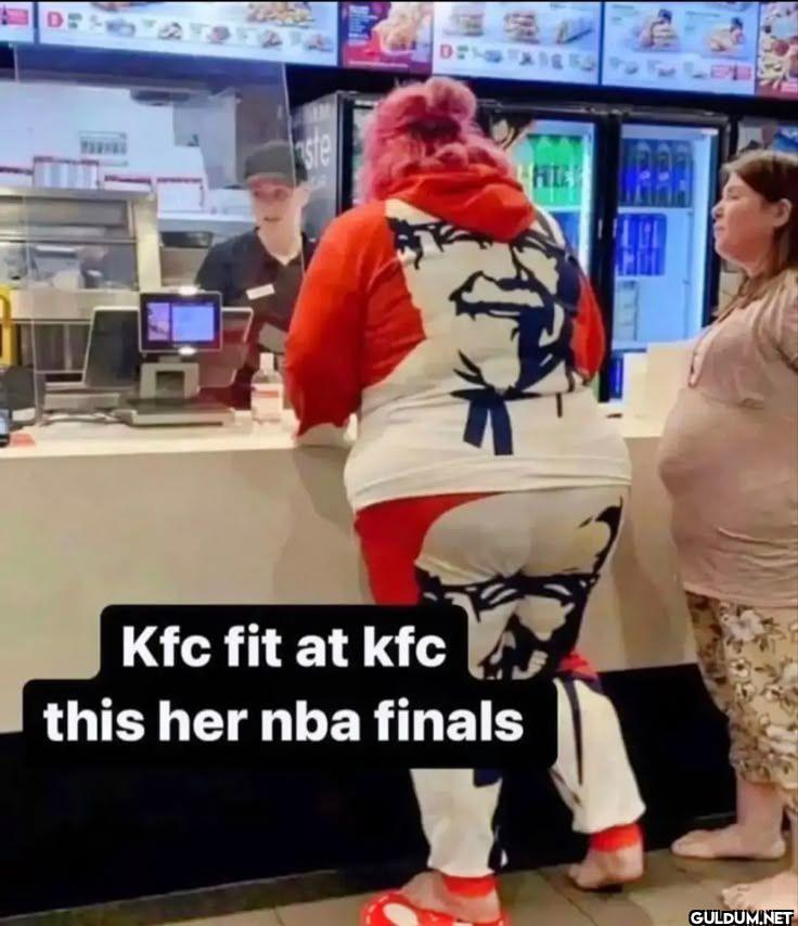 Kfc fit at kfc this her nba finals