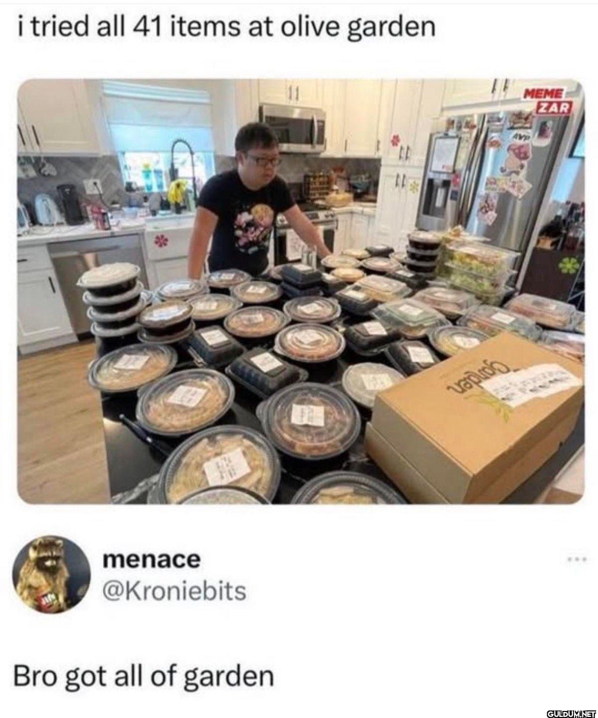 i tried all 41 items at...