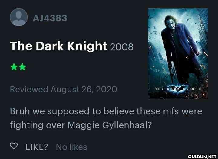 AJ4383 The Dark Knight...