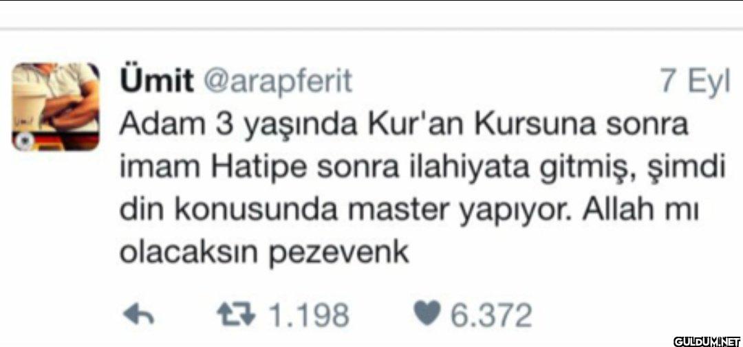 7 Eyl Adam 3 yaşında...