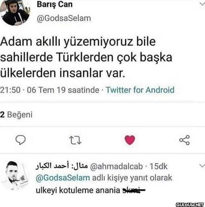 Adam akıllı yüzemiyoruz...