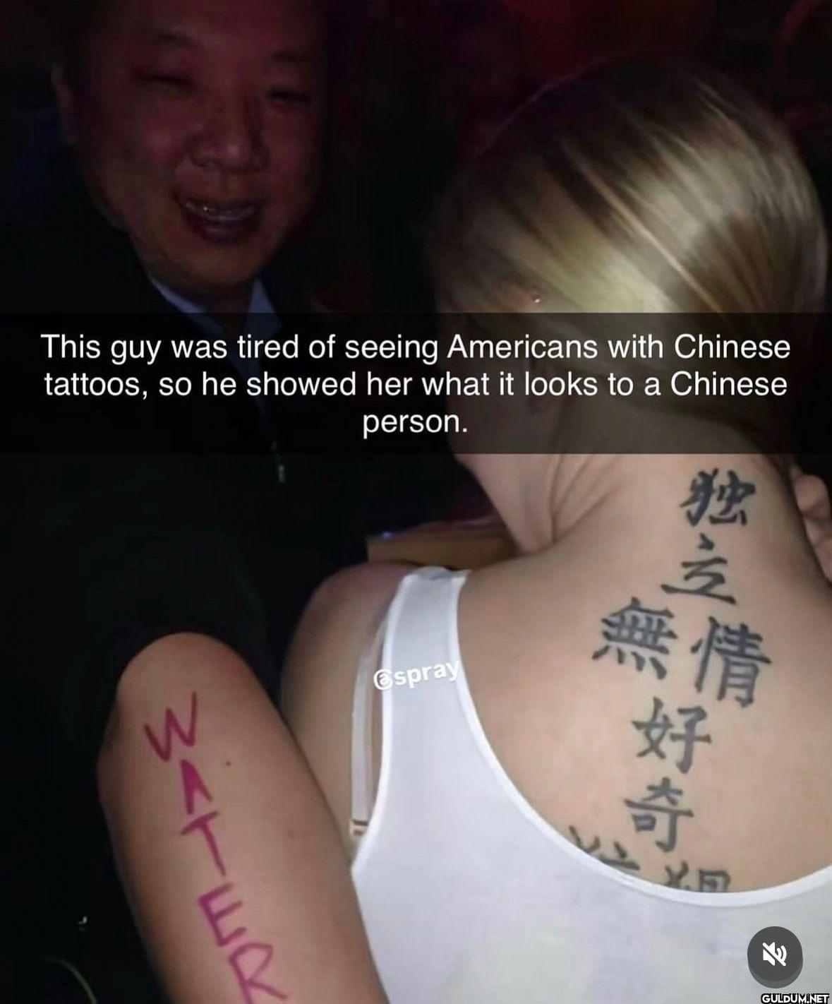This guy was tired of...