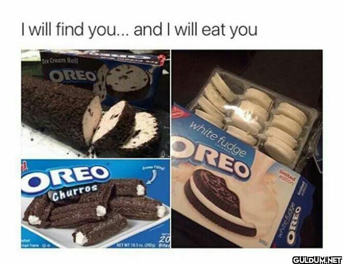 I will find you... and I...