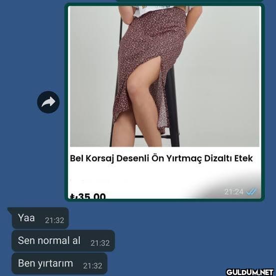 Bel Korsaj Desenli Ön...