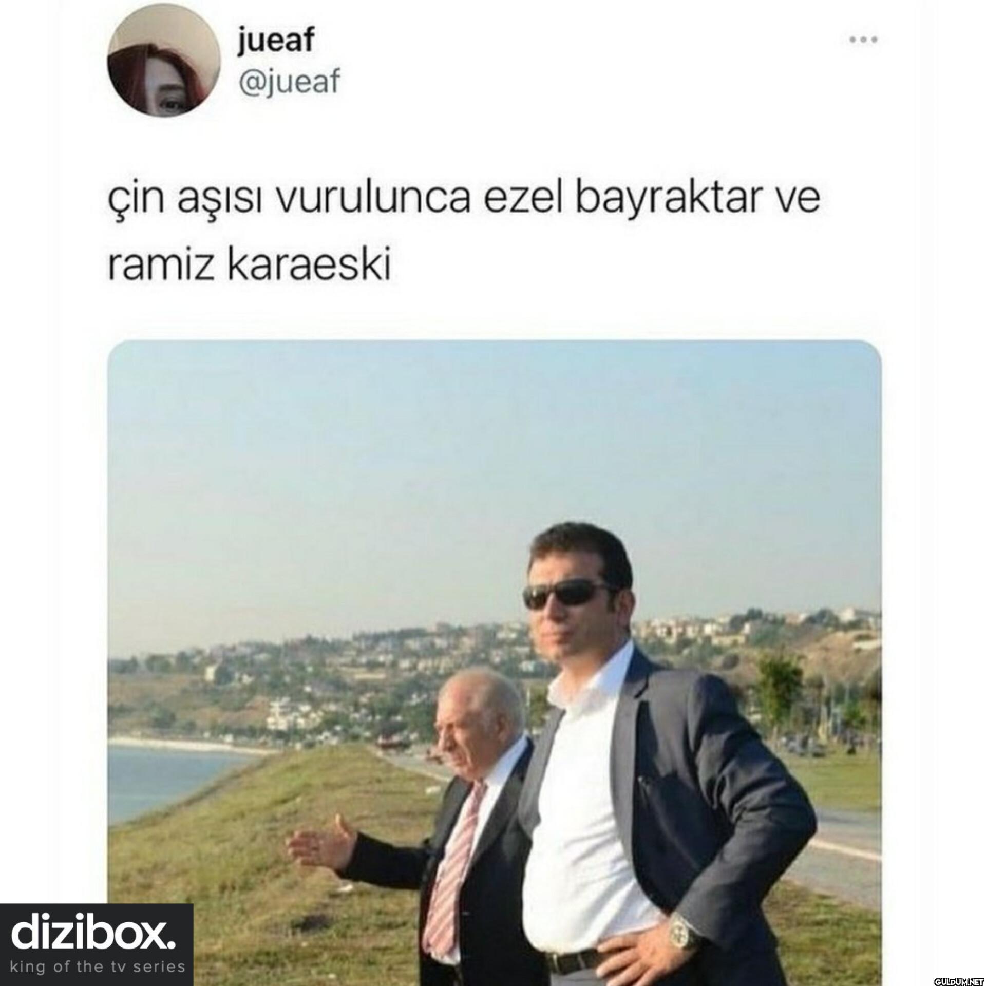 çin aşısı vurulunca ezel...