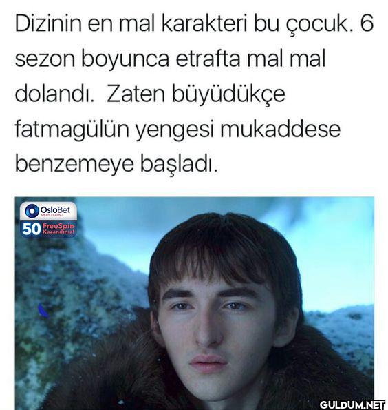 Dizinin en mal karakteri...