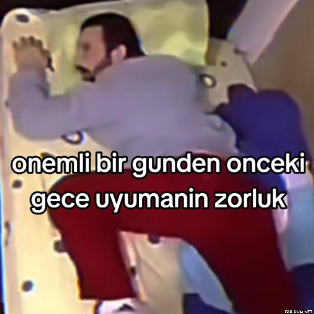 onemli bir gunden onceki...