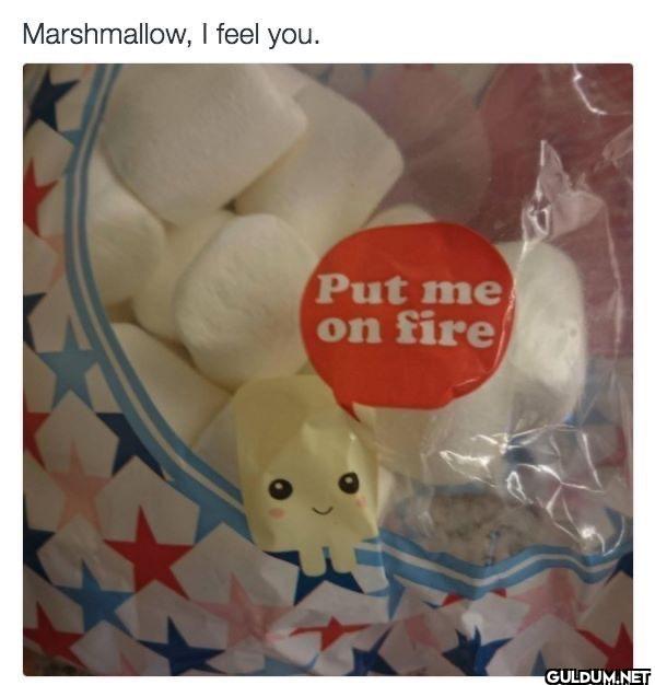 Marshmallow, I feel you....