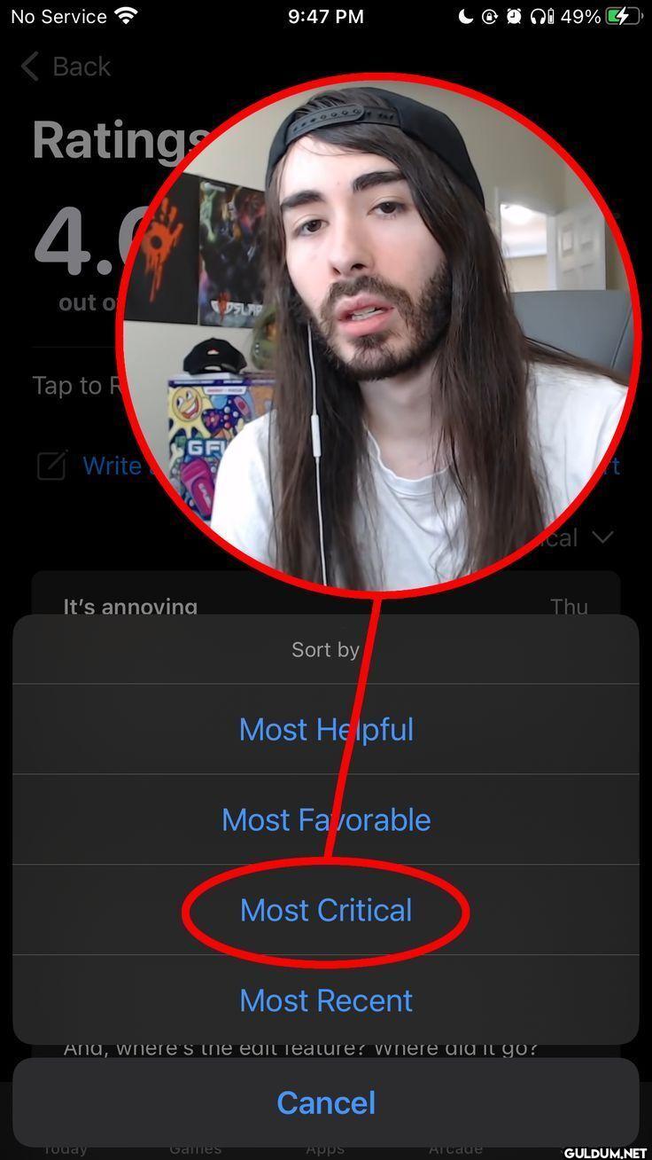 No Service 49% Back...