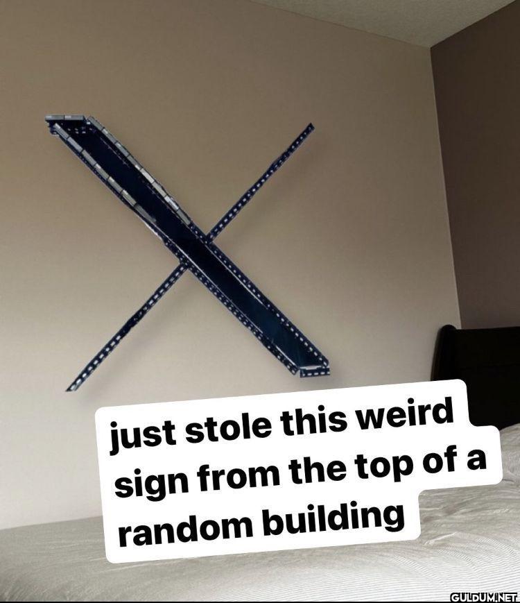 just stole this weird sign...