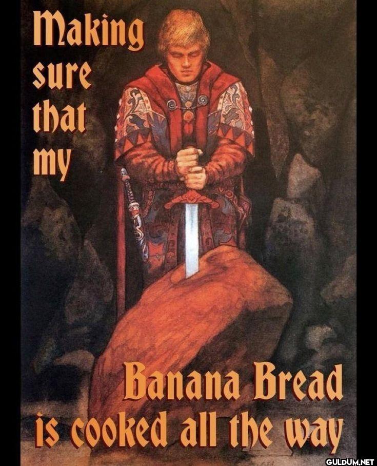 Making sure that my Banana...