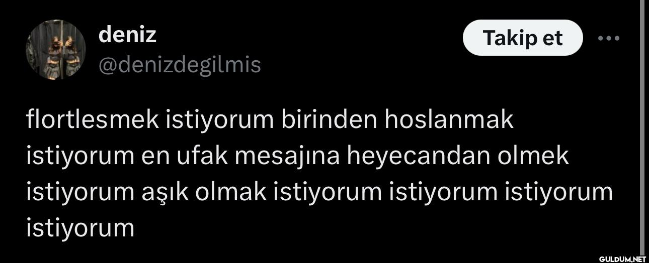 Takip et ... flortlesmek...