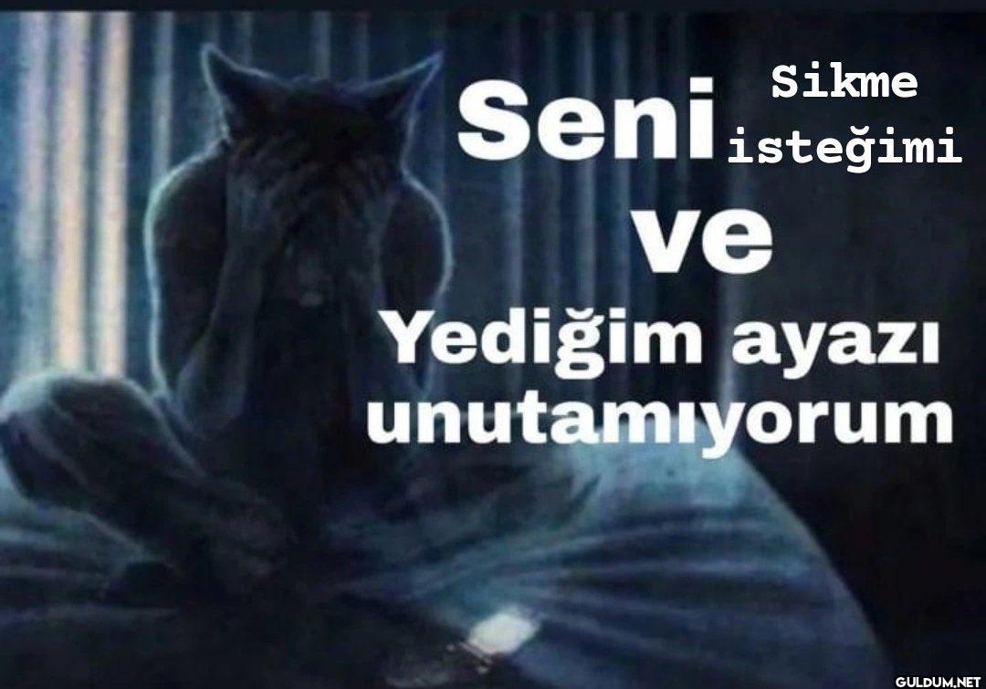 Sikme Seni isteğimi ve...