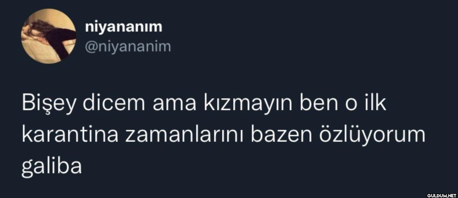 Bişey dicem ama kızmayın...