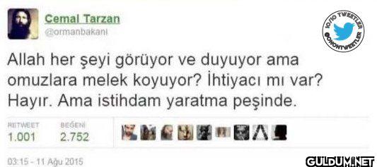 Allah her şeyi görüyor ve...