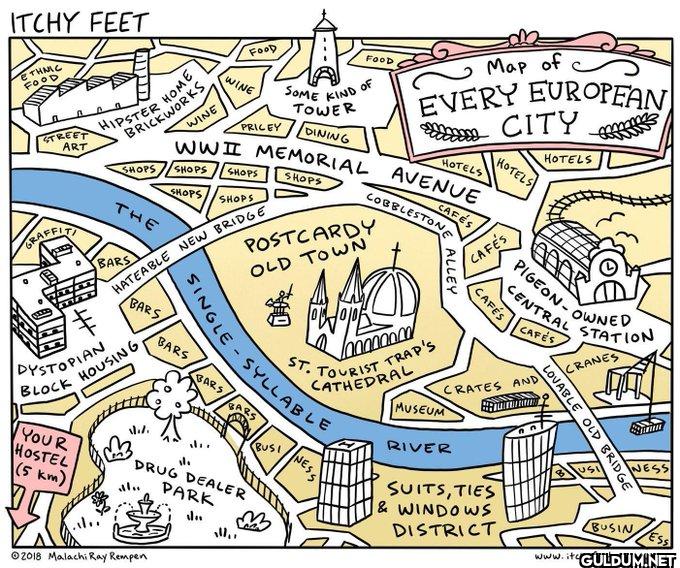 7. A map of every European...